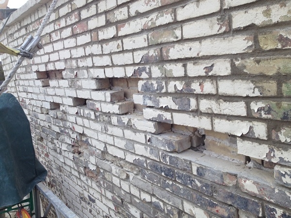 Brick wall restoration