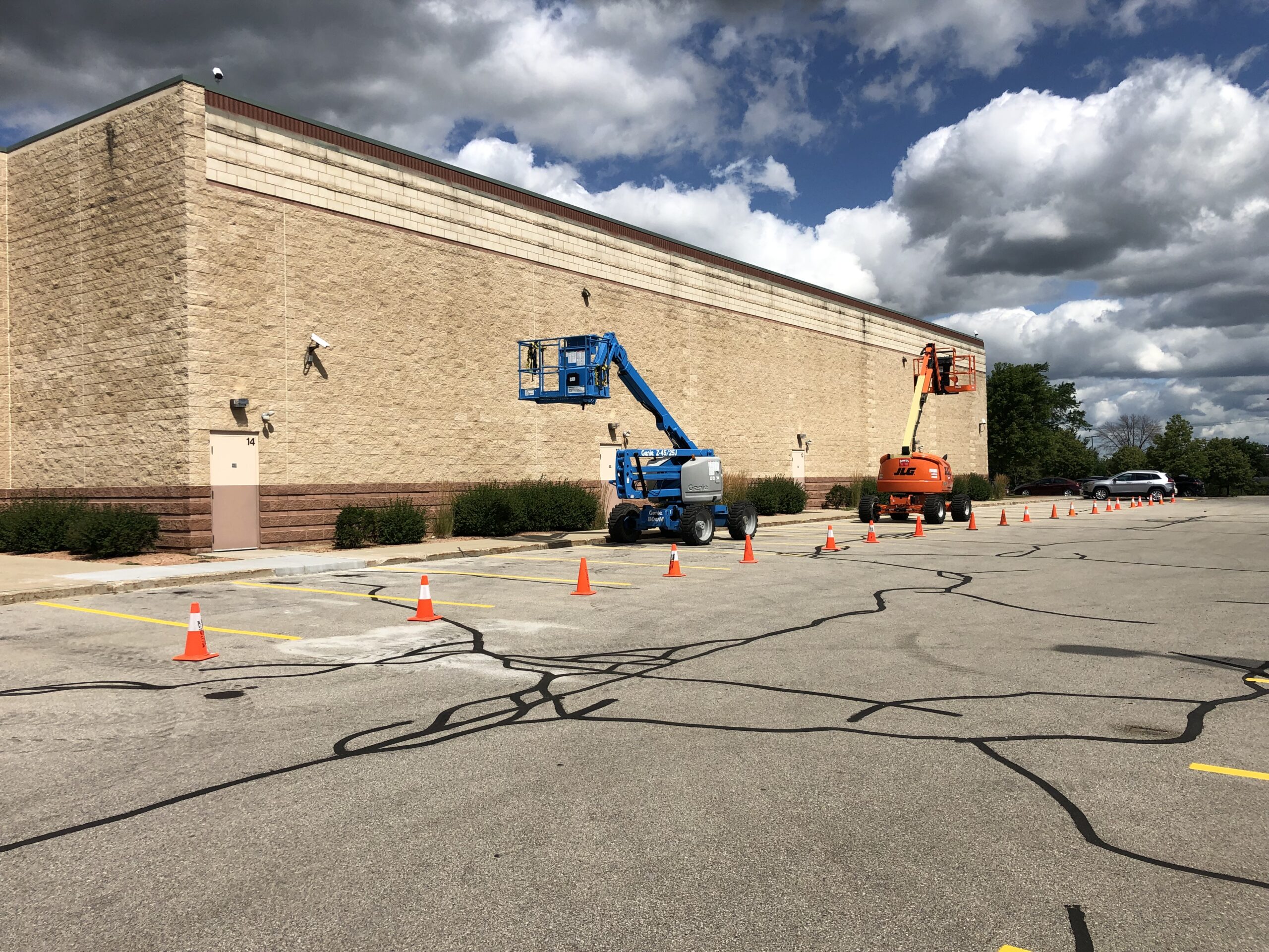 Commercial Exterior Stain Removal and Protective Coating